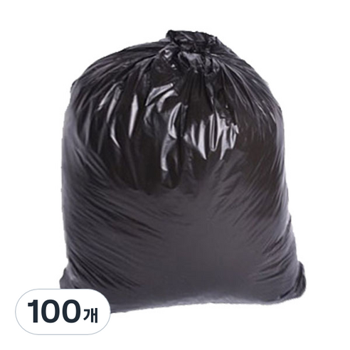 부국비닐봉투 평판봉투70 검정, 70L, 100개