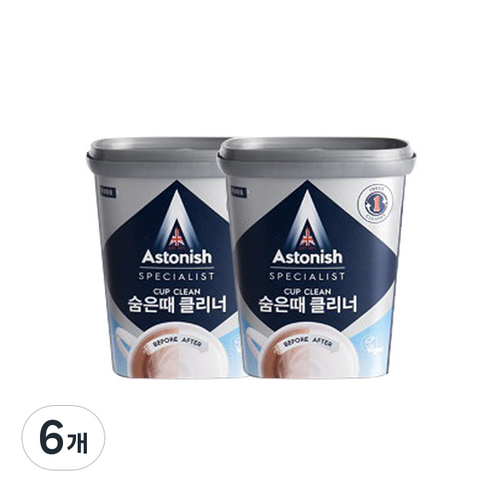 아스토니쉬 NEW 숨은때 클리너, 350g, 6개