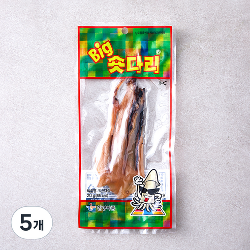 한양식품 빅숏다리, 20g, 5개
