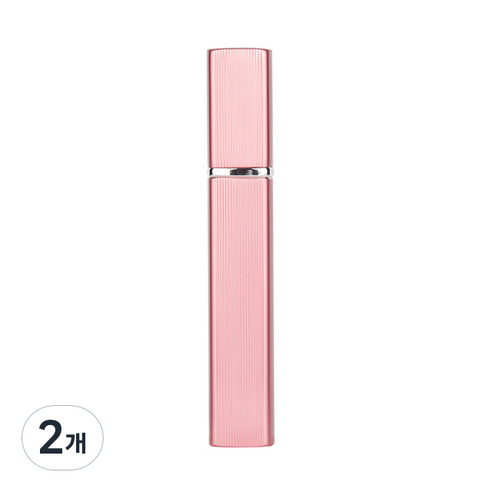 플라카 휴대용 스프레이 향수 공병 12ml, 핑크, 2개