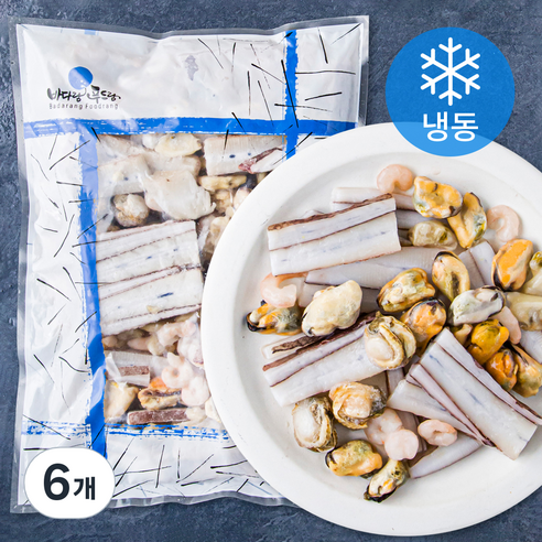 THE 더착한 해물 모듬 5종 (냉동), 800g, 6개