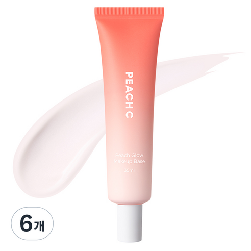 피치씨 피치 글로우 메이크업 베이스 35ml, 6개
