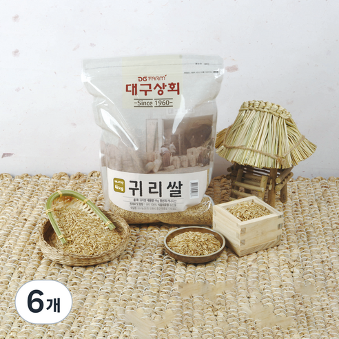 대구상회 귀리쌀, 6개, 4kg