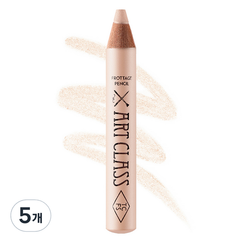 투쿨포스쿨 아트클래스 프로타주 펜슬 아이섀도우, 11호 듀 베이지, 5개