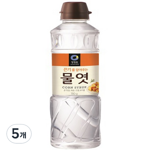 청정원 물엿, 700g, 5개