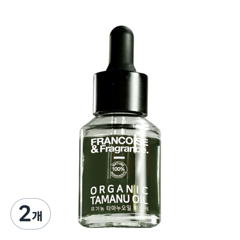 프랑스와즈 유기농 타마누오일 비정제, 30ml, 2개