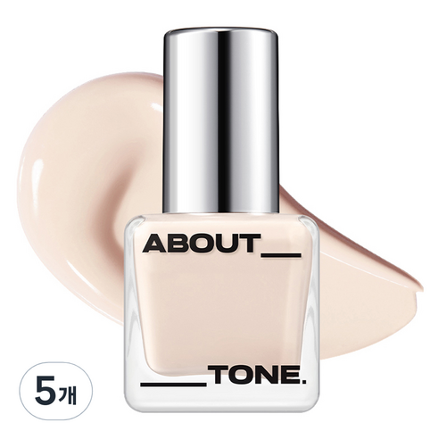 어바웃톤 스킨 레이어 핏 파운데이션 30ml, 웜라이트, 5개