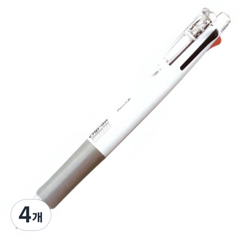 제브라 클립온멀티 다색펜 B4SA1, 3색, 4개