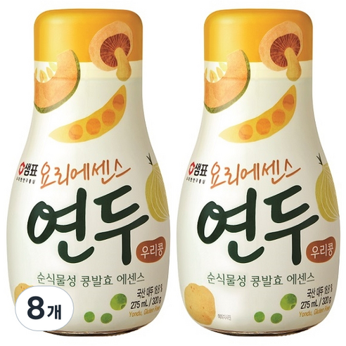 샘표 우리콩 요리에센스 연두, 320g, 8개