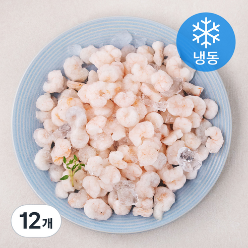 홍새우살 (냉동), 200g(중), 12개