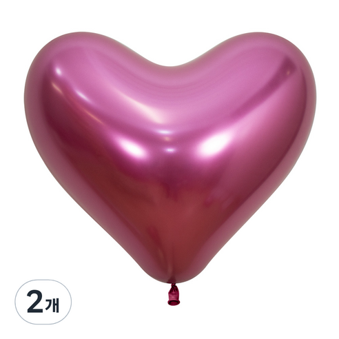 셈퍼텍스 하트풍선 35cm 12p, 리플렉스 푸치샤, 2개