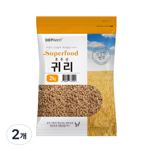 대구농산 호주산 귀리쌀, 2kg, 2개