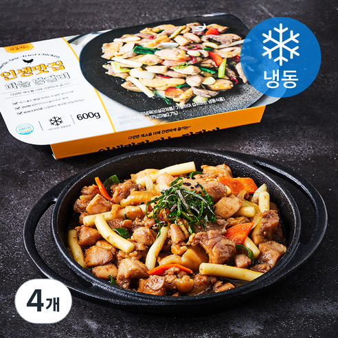 고급진 인생맛집 마늘 닭갈비 (냉동), 600g, 4개