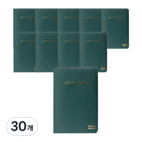 우진 레벨북, 혼합색상, 30개
