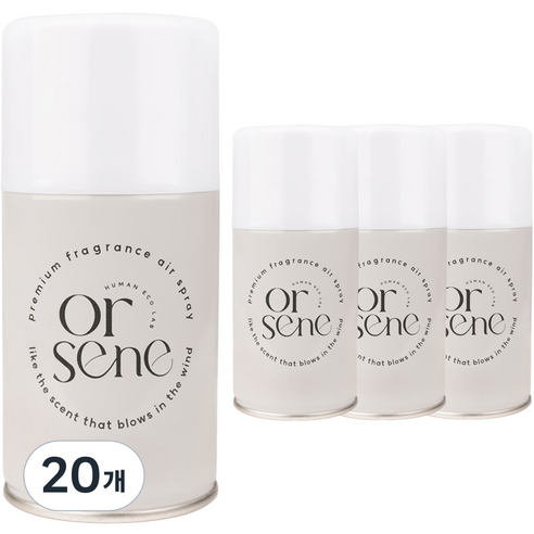 올센느 프리미엄 니치향수 방향제 자동분사기 리필 캔 도 손, 250ml, 20개, 파우더/비누향