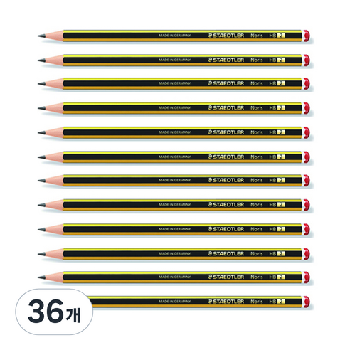 스테들러 노리스 120 연필, HB, 36개