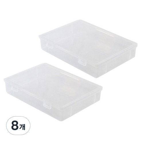 라니샵 A4 플라스틱 서류정리 파일케이스, 8개