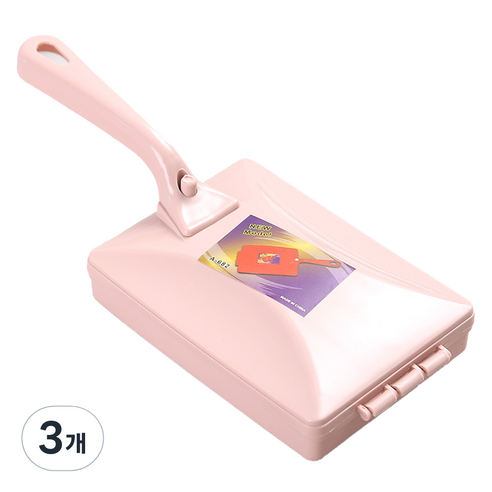 원온나인 침구 카페트 거실 청소 먼지 제거 브러쉬, 핑크, 3개