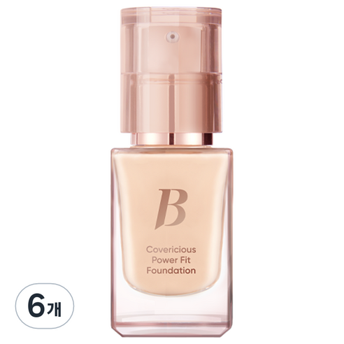 바닐라코 커버리셔스 파워 핏 파운데이션 올뉴 미니어처 14ml, 21 아이보리, 6개