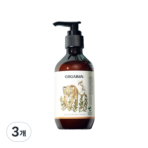 오가본 씨앗품은 수분 유아로션, 3개, 200ml