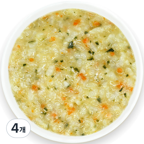 짱죽 실온이유식 연어브로콜리죽 중기 죽2 9개월부터, 160g, 4개, 혼합맛(연어/브로콜리)