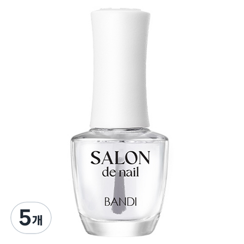 반디BANDI 살롱드 네일, 7ml, 베이스코트, 5개