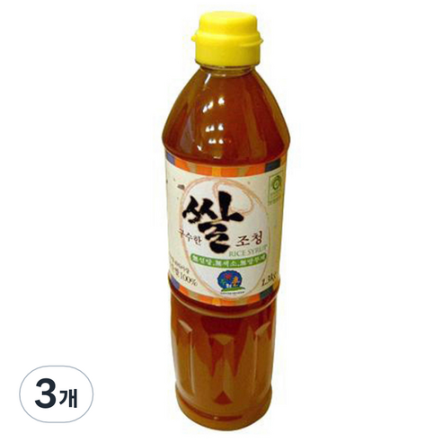 두레촌 명인 쌀조청, 1.3kg, 3개