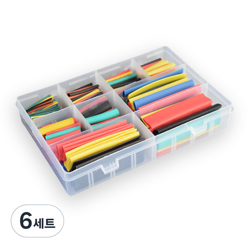 열수축튜브 328p 세트, 6세트