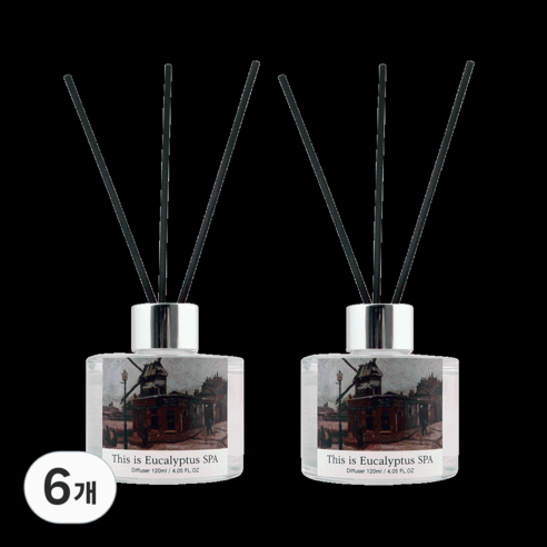 디스이즈 디퓨저, 유카립투스 스파, 120ml, 6개
