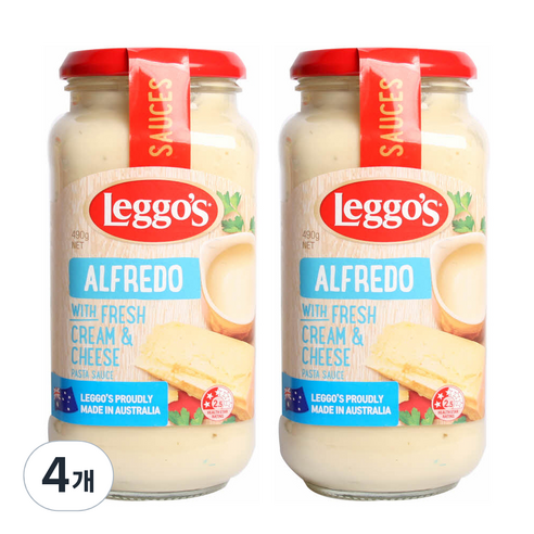 레고스 알프레도 파스타소스, 490g, 4개