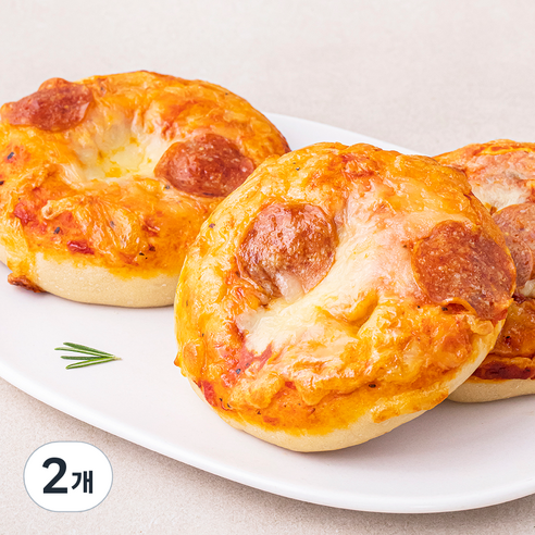 브로드카세 발효종 페페로니 베이글, 140g, 3개입, 2개