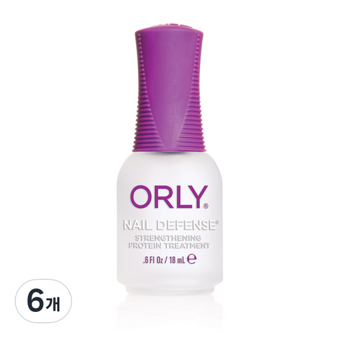 오를리 네일 디펜스 손톱강화 영양제, 18ml, 6개