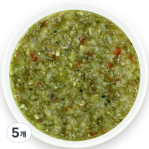 짱죽 유아용 실온이유식 한우두부비타민채죽 중기 죽2 9개월부터, 160g, 5개