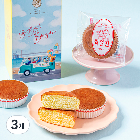 옵스 학원전 케이크, 45g, 5개입, 3개