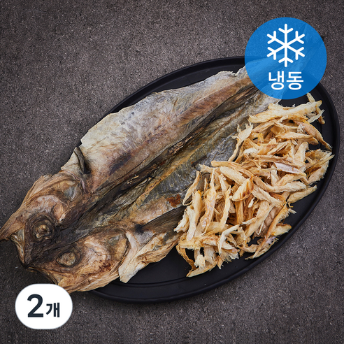 해맑은푸드 손질먹태 (냉동), 100g(대), 2개