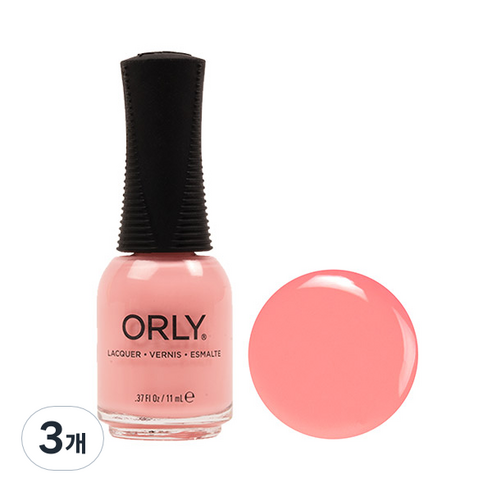 오를리 네일컬러 매니큐어 11ml, 2020008 에프터글로우, 3개