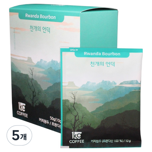 일킬로커피 천개의 언덕 드립백 커피, 10g, 5개입, 5개