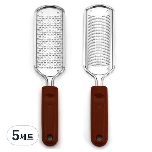 위드웍스 스테인레스 각질제거기 2종 세트, 5세트