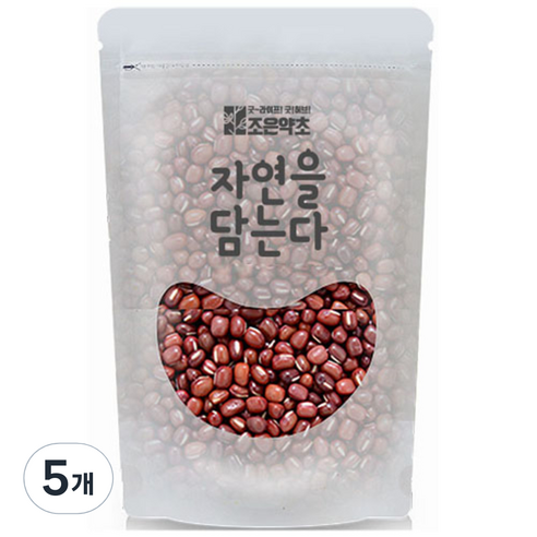 조은약초 자연을 담는다 프리미엄 팥, 300g, 5개, 1개입
