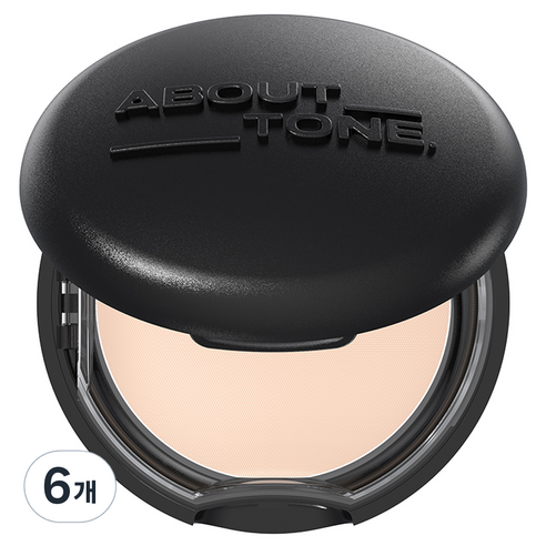 어바웃톤 블러 파우더 팩트 9g, 2.5 아이보리, 6개