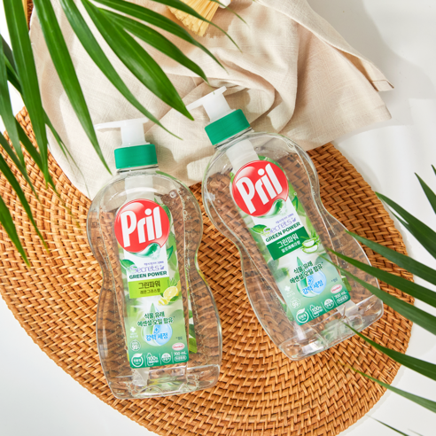 프릴 시크릿 오브 그린파워 주방세제 레몬그라스향, 700ml, 3개