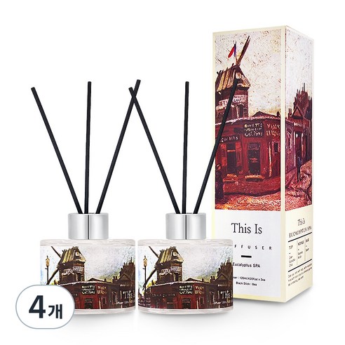 디스이즈 디퓨저, 유카립투스 스파, 120ml, 4개