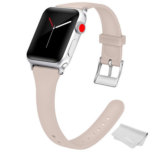 모모켓 스마트레더밴드 애플워치 소프트 스트랩 (38 / 40 / 41mm 호환 가능), 애플콧, 1세트