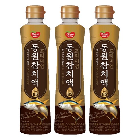 동원 프리미엄 참치액, 500g, 3개