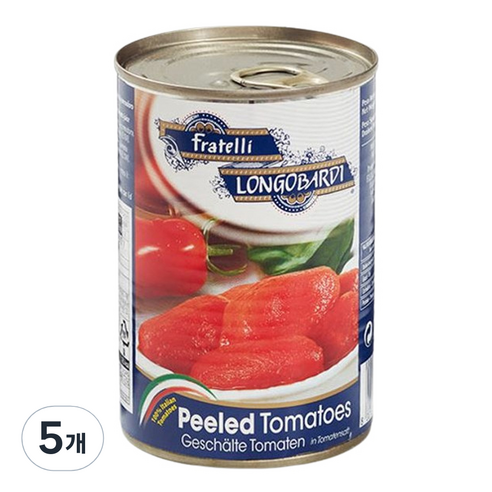 프라텔리롱고바디 포모도리 펠라티 토마토 홀, 400g, 5개