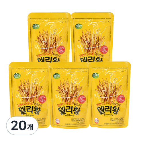 바다소리 델리황 버터맛 20p, 1000g, 1개