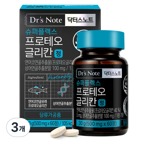 팔레오 닥터스노트 슈퍼플렉스 프로테오글리칸, 60정, 3개