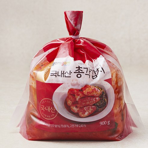 곰곰 국내산 총각김치, 900g, 1개 900g × 1개, 개당 중량 × 수량 섬네일