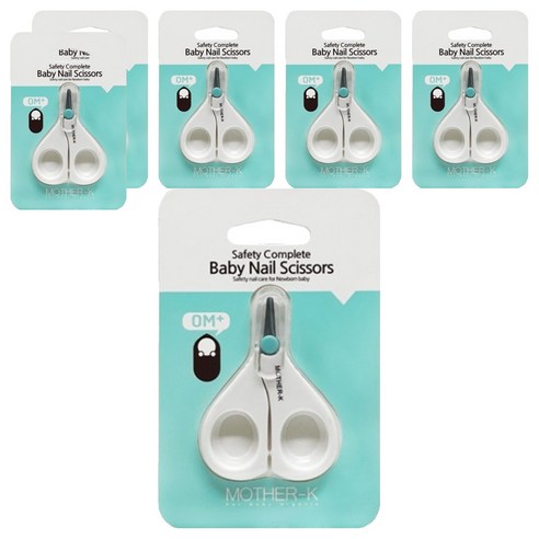 마더케이 신생아 손톱가위, 흰색, 6개