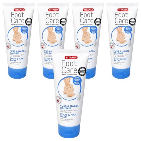 티타니아 풋 앤 네일 밤 풋크림, 100ml, 5개